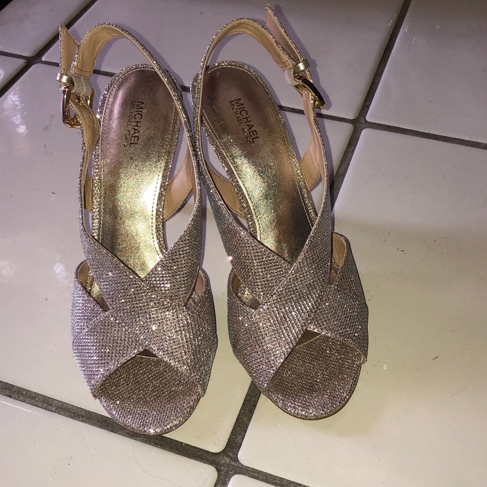 Micheal Kors glitter heels